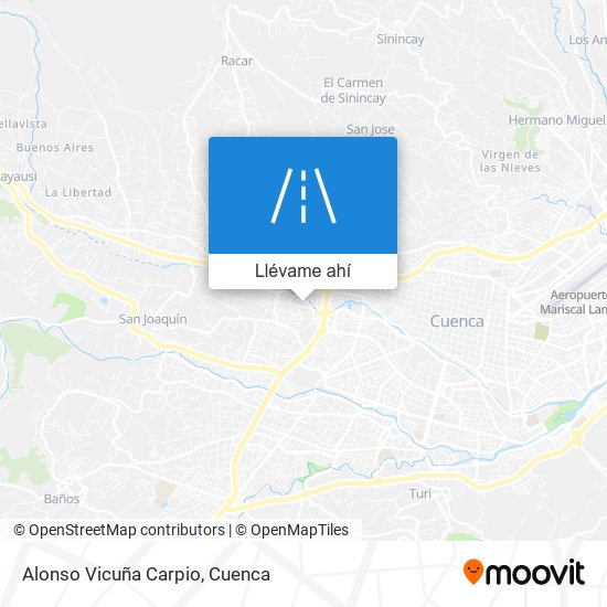 Mapa de Alonso Vicuña Carpio