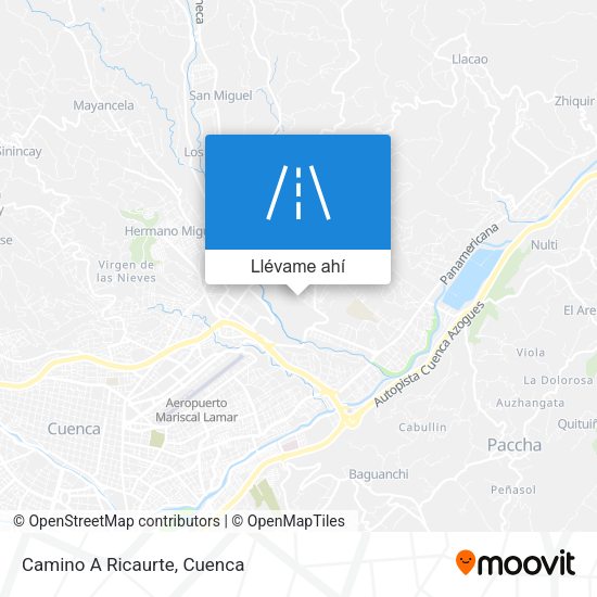 Mapa de Camino A Ricaurte