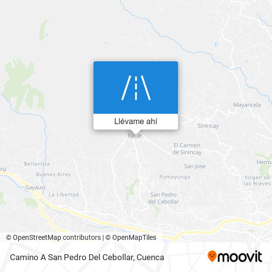 Mapa de Camino A San Pedro Del Cebollar