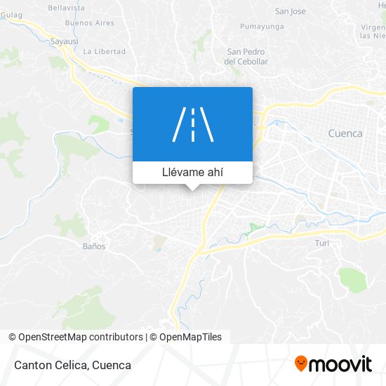 Mapa de Canton Celica
