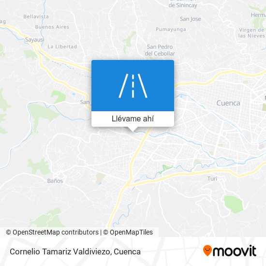Mapa de Cornelio Tamariz Valdiviezo
