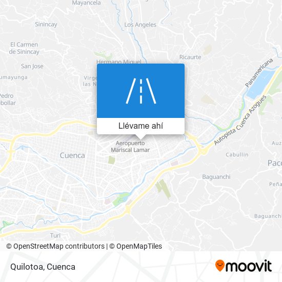Mapa de Quilotoa