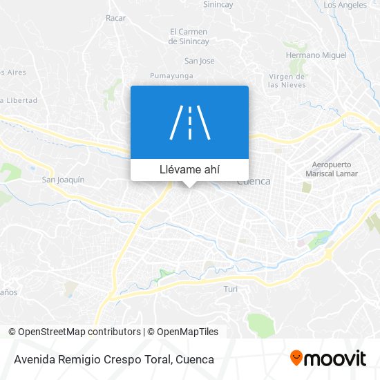 Mapa de Avenida Remigio Crespo Toral