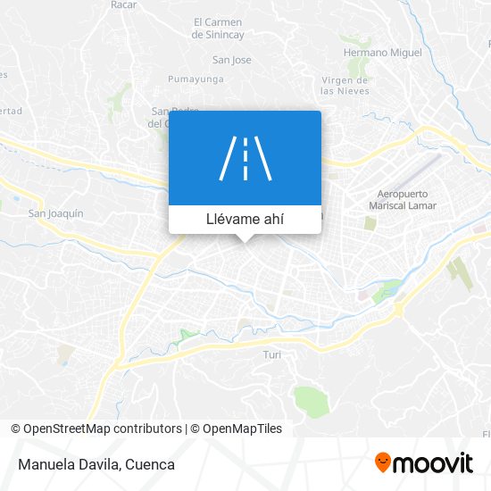Mapa de Manuela Davila