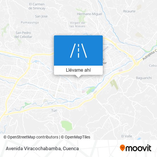 Mapa de Avenida Viracochabamba