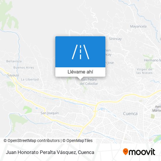 Mapa de Juan Honorato Peralta Vásquez