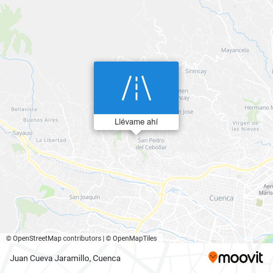 Mapa de Juan Cueva Jaramillo