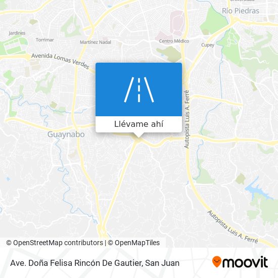 Mapa de Ave. Doña Felisa Rincón De Gautier