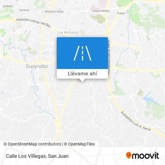 Mapa de Calle Los Villegas
