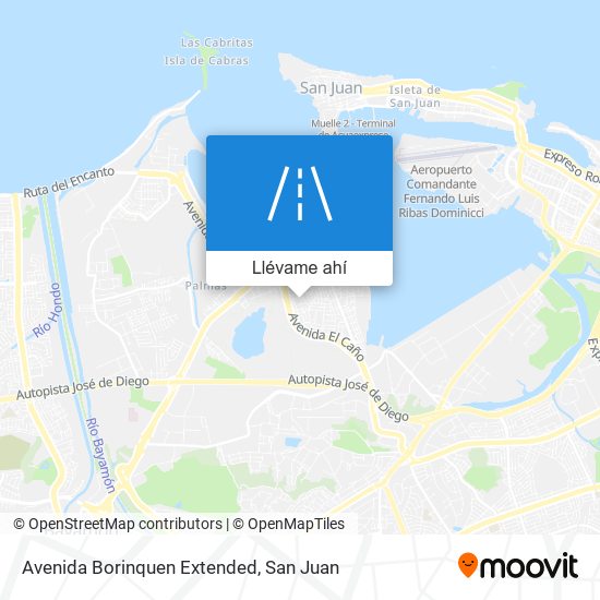 Mapa de Avenida Borinquen Extended