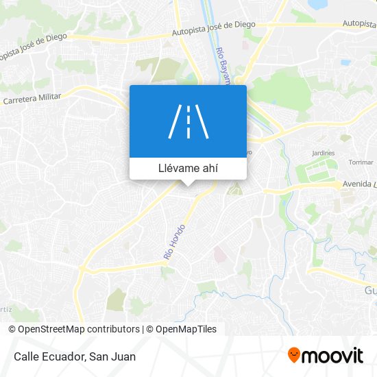 Mapa de Calle Ecuador