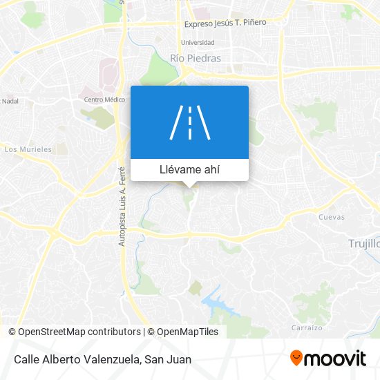Mapa de Calle Alberto Valenzuela