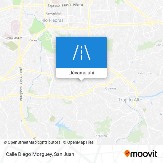 Mapa de Calle Diego Morguey