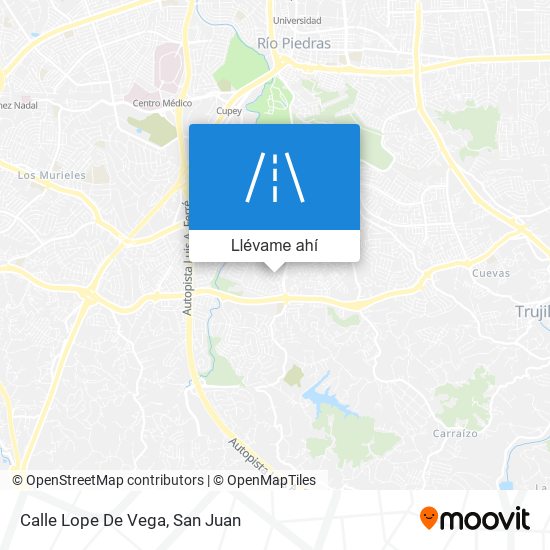 Mapa de Calle Lope De Vega