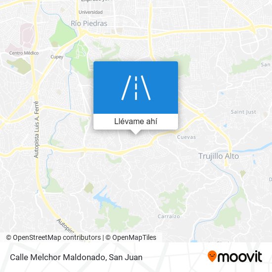 Mapa de Calle Melchor Maldonado