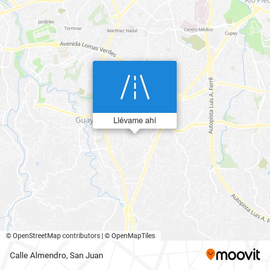 Mapa de Calle Almendro