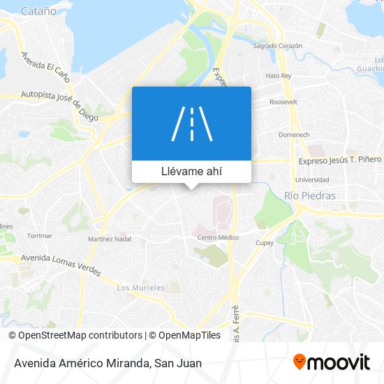Mapa de Avenida Américo Miranda
