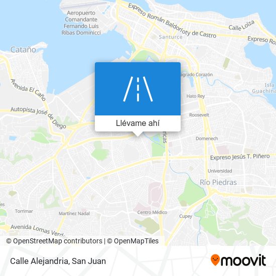Mapa de Calle Alejandria