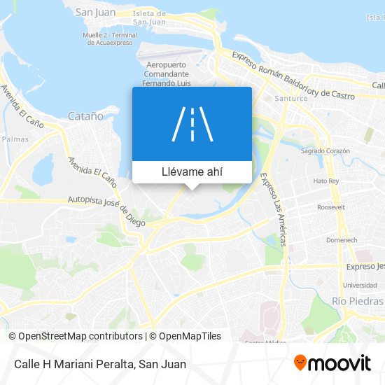 Mapa de Calle H Mariani Peralta