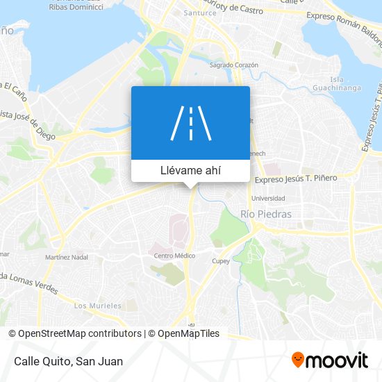Mapa de Calle Quito