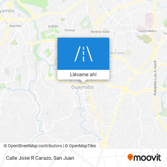 Mapa de Calle Jose R Carazo