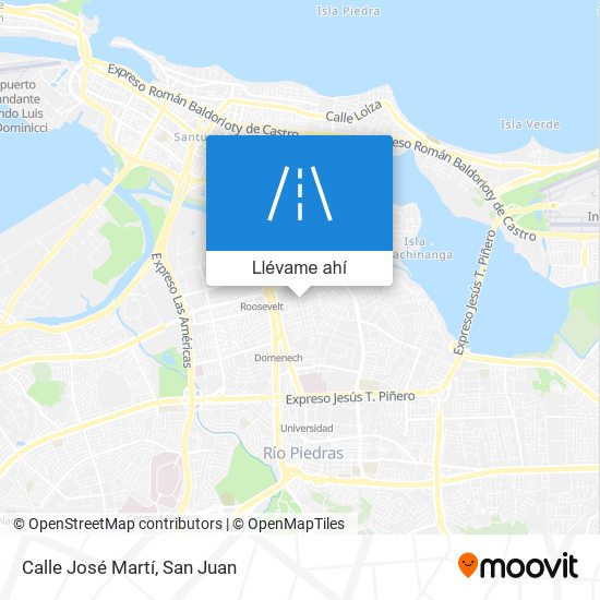 Mapa de Calle José Martí