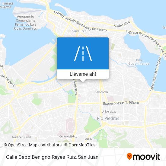 Mapa de Calle Cabo Benigno Reyes Ruiz