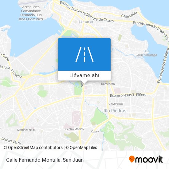 Mapa de Calle Fernando Montilla