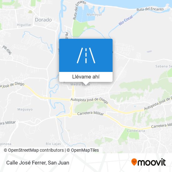 Mapa de Calle José Ferrer