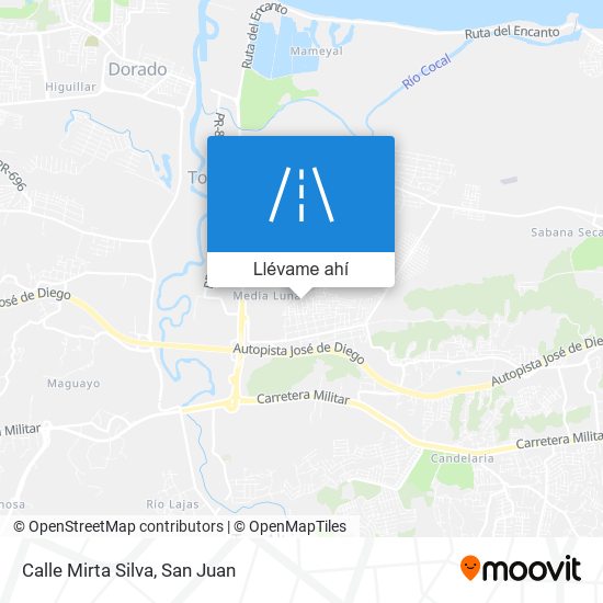 Mapa de Calle Mirta Silva