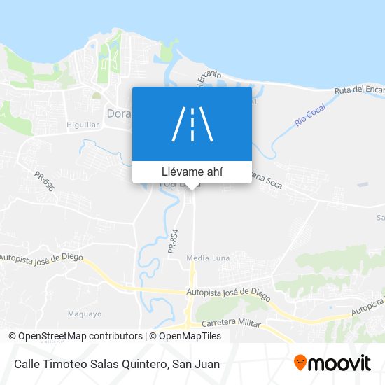 Mapa de Calle Timoteo Salas Quintero