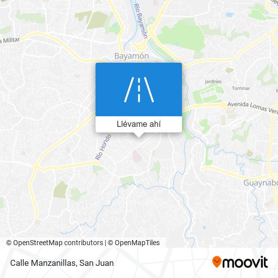 Mapa de Calle Manzanillas
