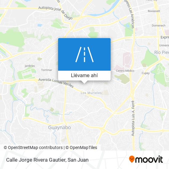 Mapa de Calle Jorge Rivera Gautier