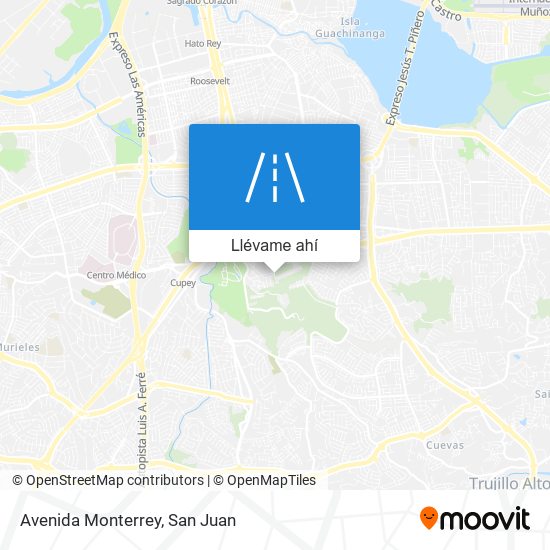 Mapa de Avenida Monterrey