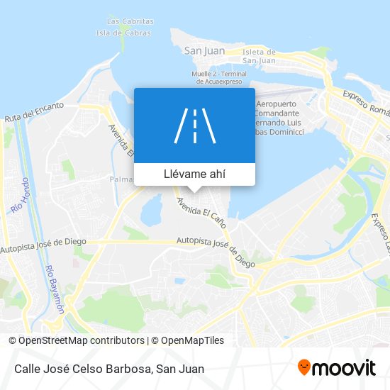 Mapa de Calle José Celso Barbosa