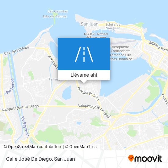 Mapa de Calle José De Diego