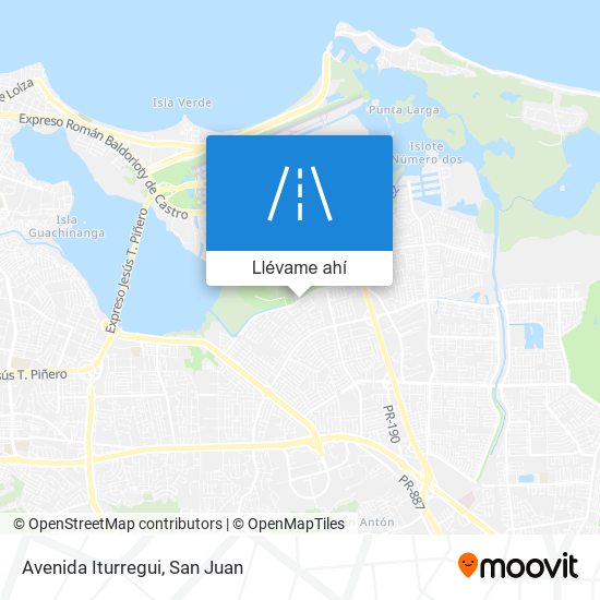 Mapa de Avenida Iturregui