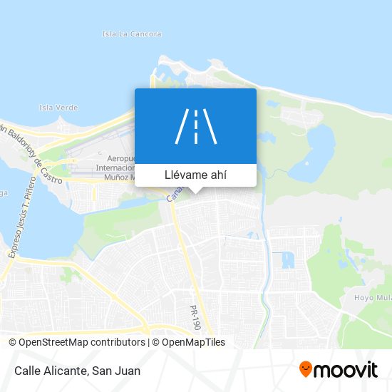 Mapa de Calle Alicante