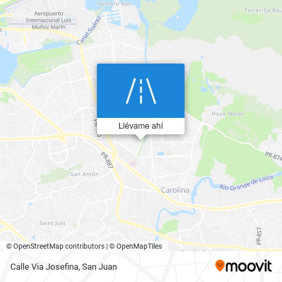 Mapa de Calle Via Josefina