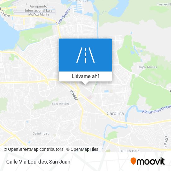 Mapa de Calle Via Lourdes