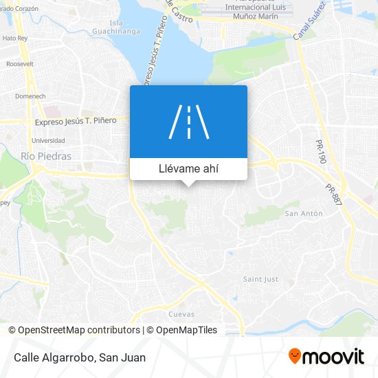 Mapa de Calle Algarrobo