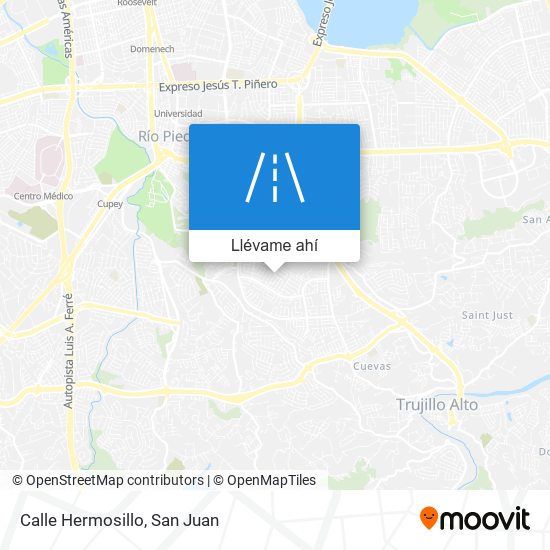 Mapa de Calle Hermosillo