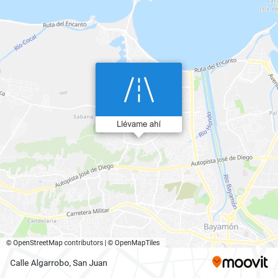 Mapa de Calle Algarrobo