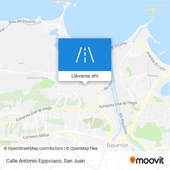 Mapa de Calle Antonio Egipciaco