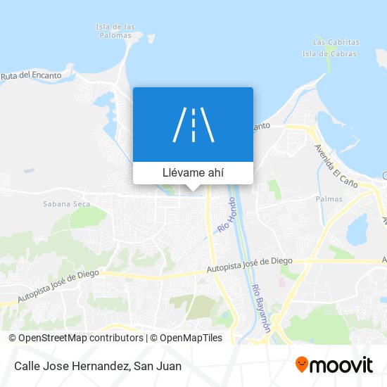 Mapa de Calle Jose Hernandez