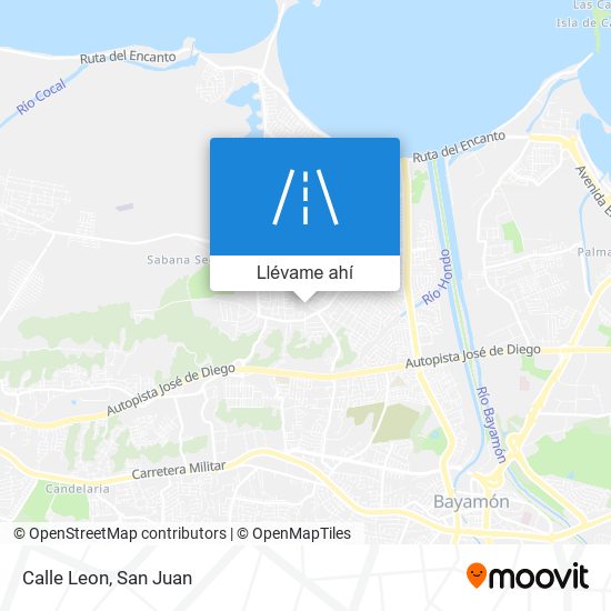 Mapa de Calle Leon
