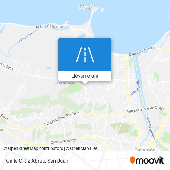 Mapa de Calle Ortiz Abreu