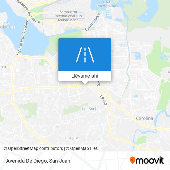 Mapa de Avenida De Diego