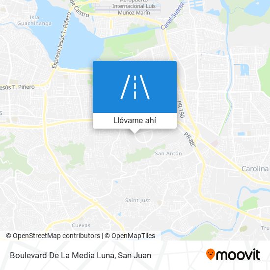 Mapa de Boulevard De La Media Luna
