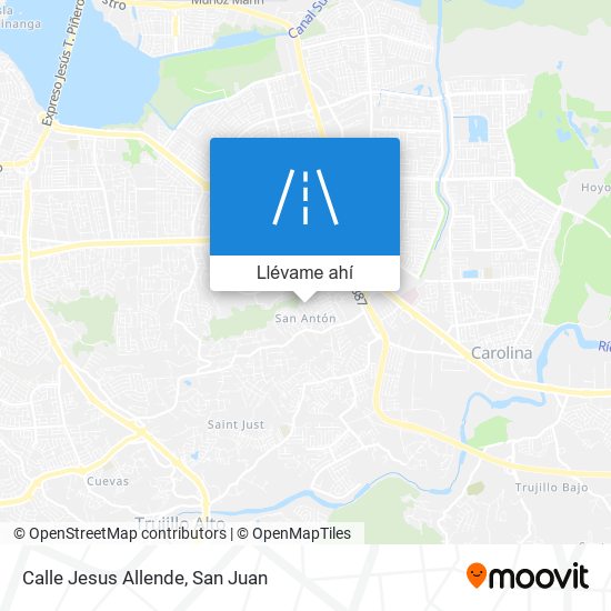 Mapa de Calle Jesus Allende